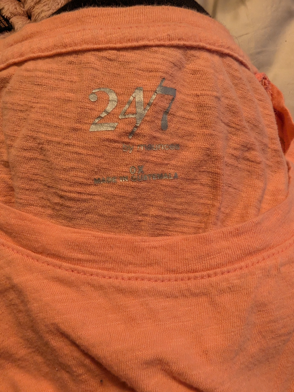 24/7 Lightweight Short Sleeve Tee in Peach